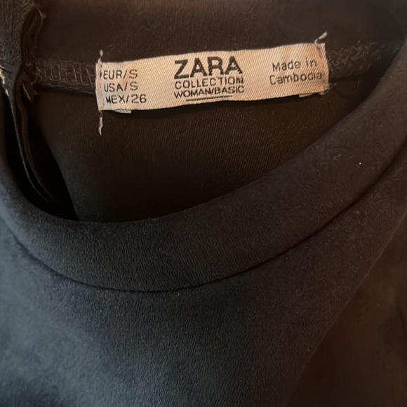 Black  faux suede dress - Picture 3 of 3